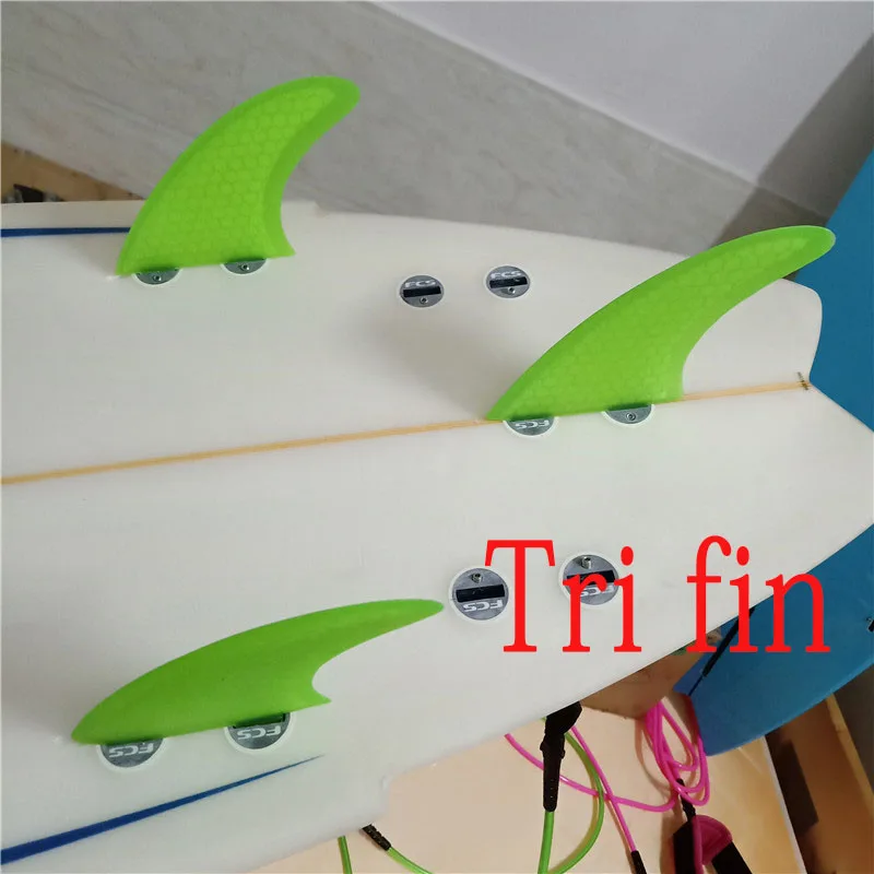 3-fin-green Twin Tri Quad пять Плавник Набор досок для серфинга плавники для FCS плавника коробка S+ Размер XS FCS 5-плавники(доска для серфинга) плавник для серфинга низкая цена обработки серфинг - Цвет: 3-fin-green