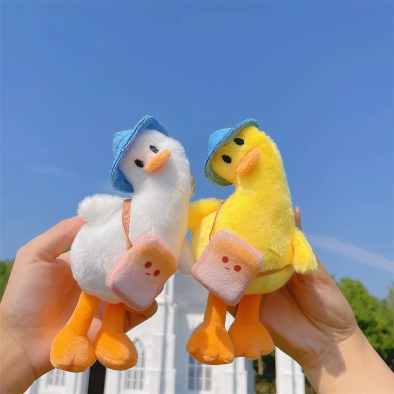 

Crooked Neck Duck Plush Doll Keychain Pendant Cartoon Stuffed Plush Doll Cute Car Pendant Toy Girl Birthday Gift