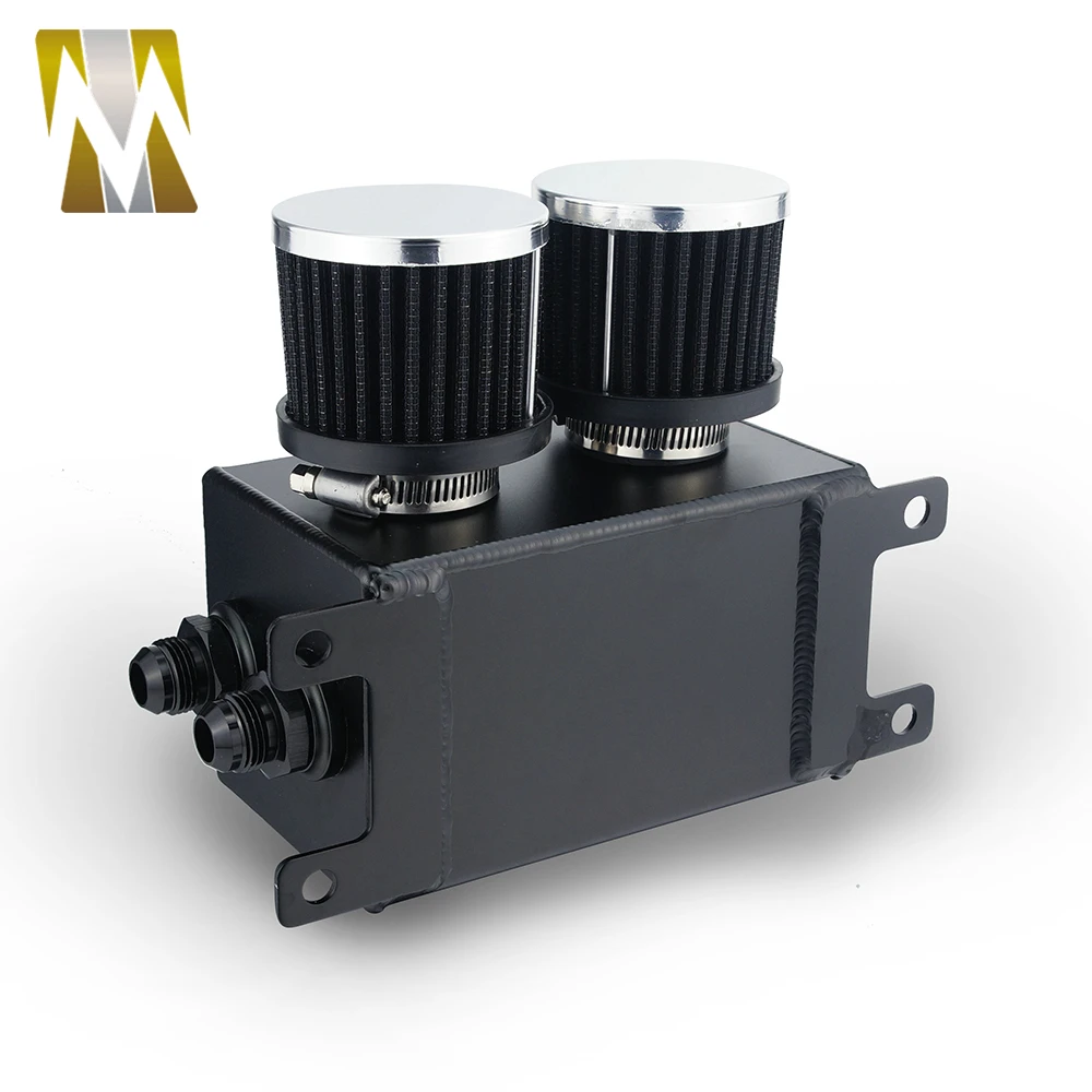 1.2L Универсальный 2 порта маслоуловитель Can Kit car Breather Tank AN10 фитинги с воздушными