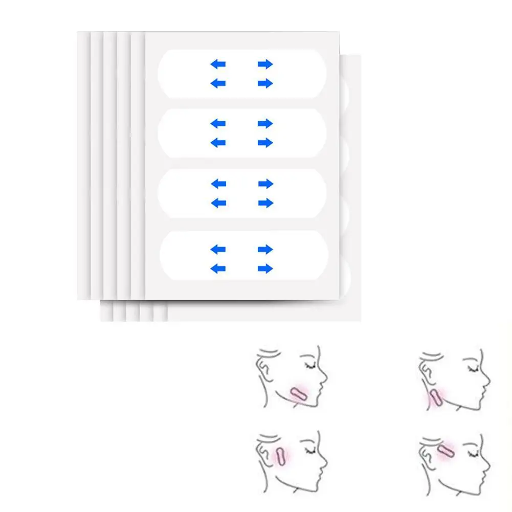

40 Invisible V Face Stickers Thin Face Lines Wrinkles Loose Skin V-shaped Face Lifting Belt