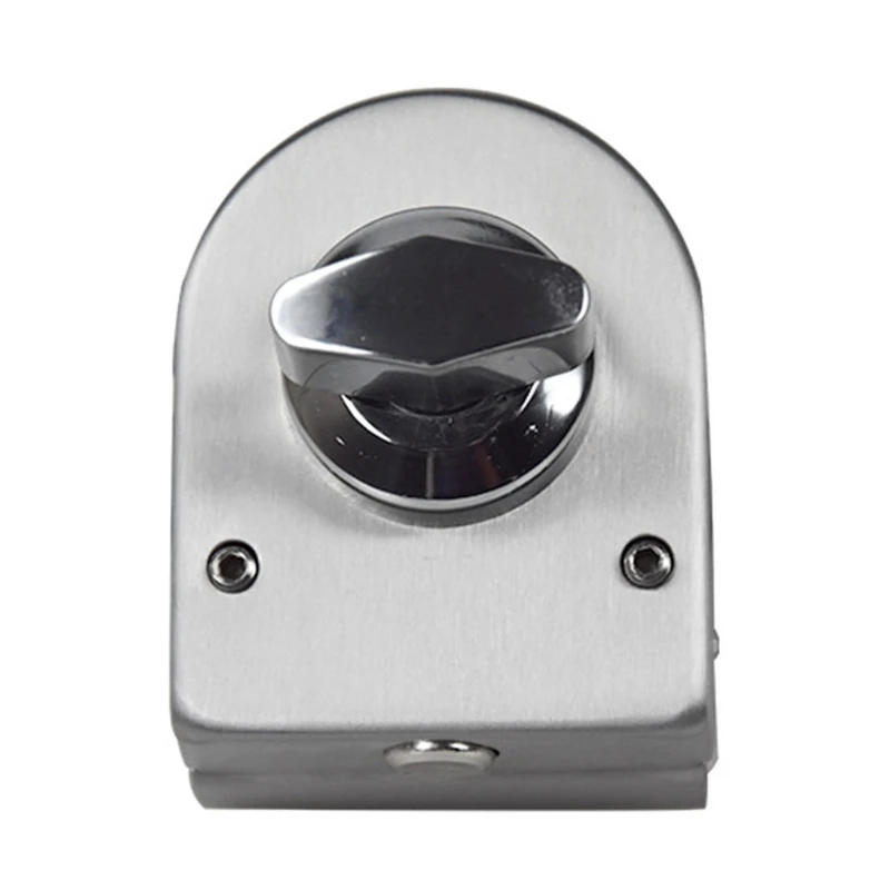 Стеклянный дверной замок из нержавеющей стали напольный с защелкой заземляющий