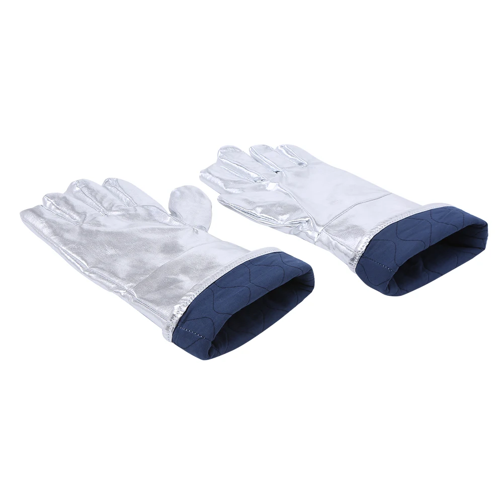 Термостойкие перчатки с алюминиевым покрытием Огнестойкие Рабочие из