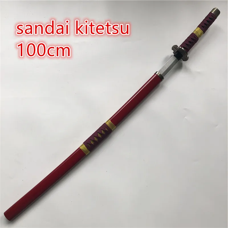 

Аниме Косплей 3-го поколения китсу Зоро меч оружие Катана Espada деревянный нож ниндзя 1:1 самурайский меч реквизит игрушки 100 см