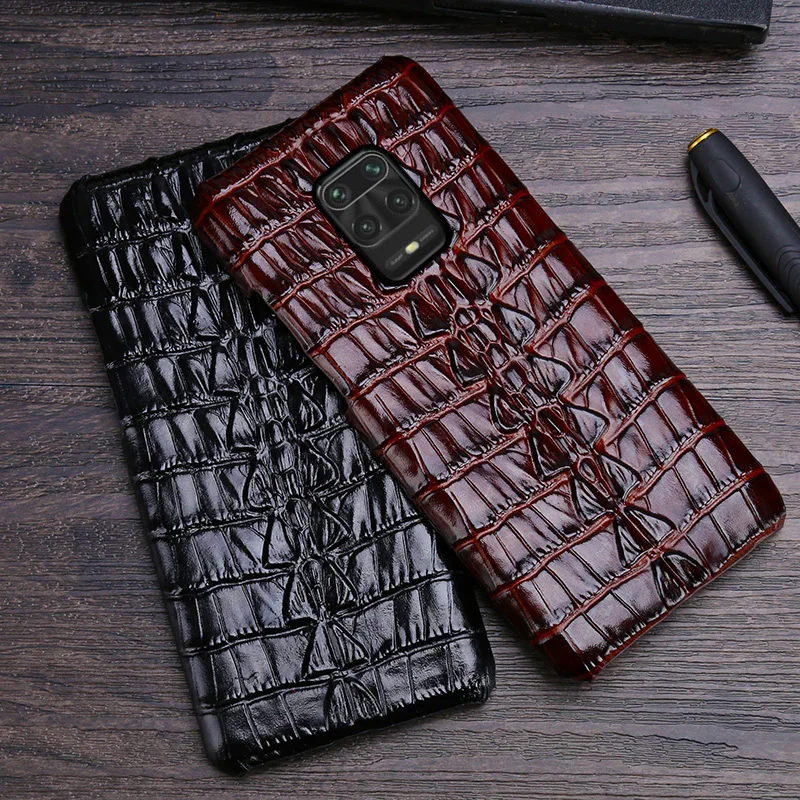 Высококлассный мужской чехол из натуральной кожи для телефона xiaomi Redmi note8 Pro