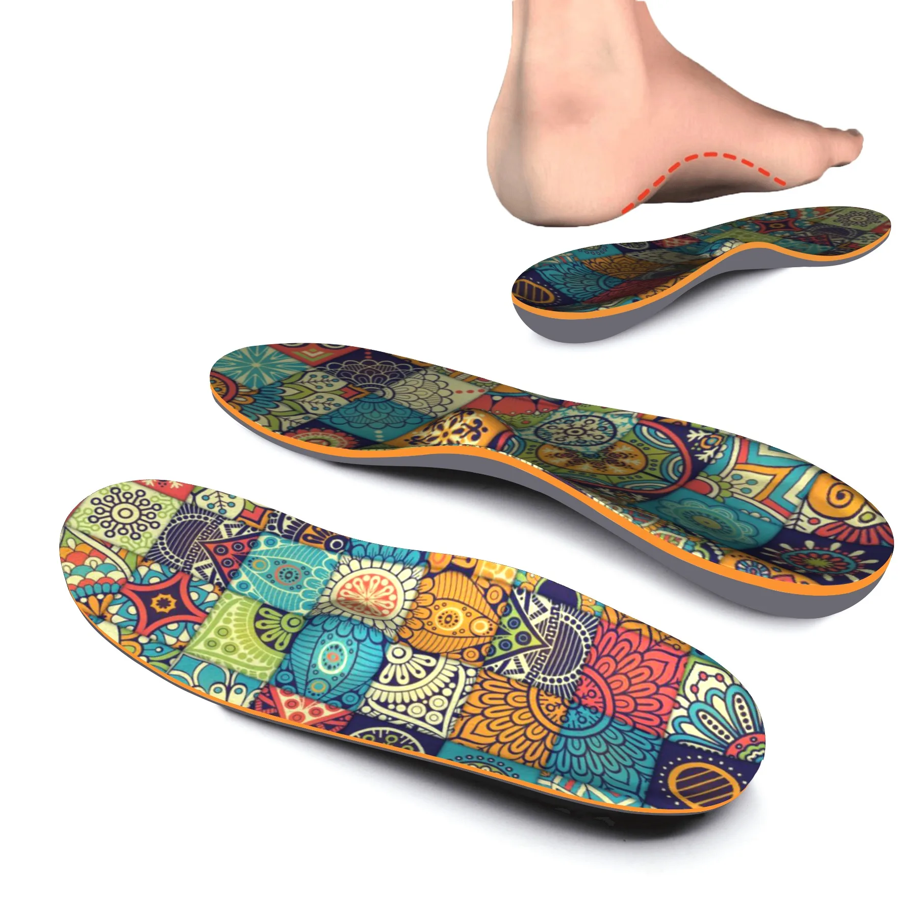 

Flat Feet Plantar Fasciitis Orthopedic Insoles Sneaker Cushion Men Heel Spur Pain Arch Metatarsal Support Orthotics Inserts Sole