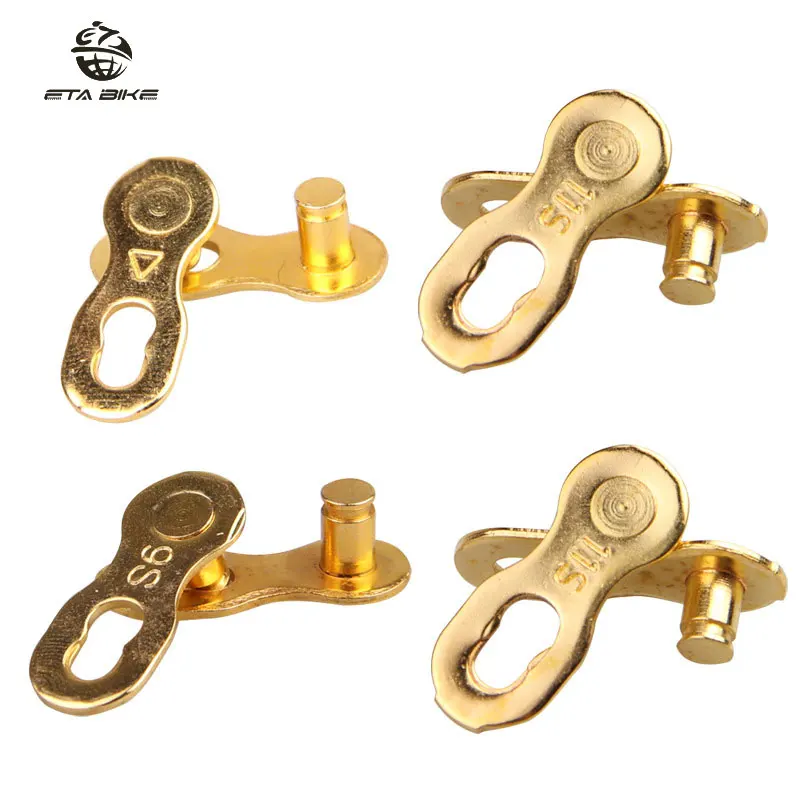 

8/9/10/11 Speed Bicycle Chain Links parts Mountain Bike Quick Master Connector Joints Clip Alloy Steel Magic Buttons Speed 1Pair