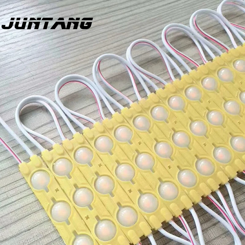 20pcs LED injection module SMD2835 3 lamp waterproof highlight 1.2W advertising light lens 67*16mm | Лампы и освещение