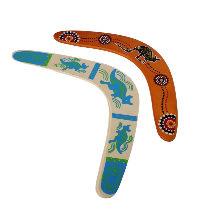 

New Kangaroo Throwback V Shaped Boomerang Disc Throw Catch Outdoor Game