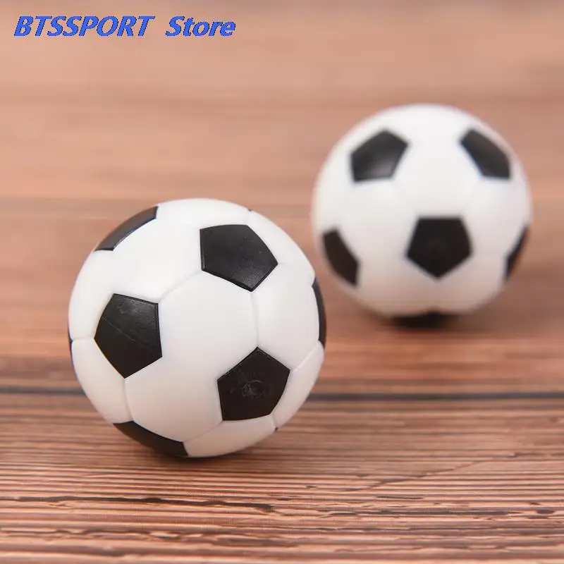 Новый черно-белый экологически чистый полимерный Настольный футбольный Настольный мяч 2 шт., футбольные мячи, детский футбольный мяч 32 мм