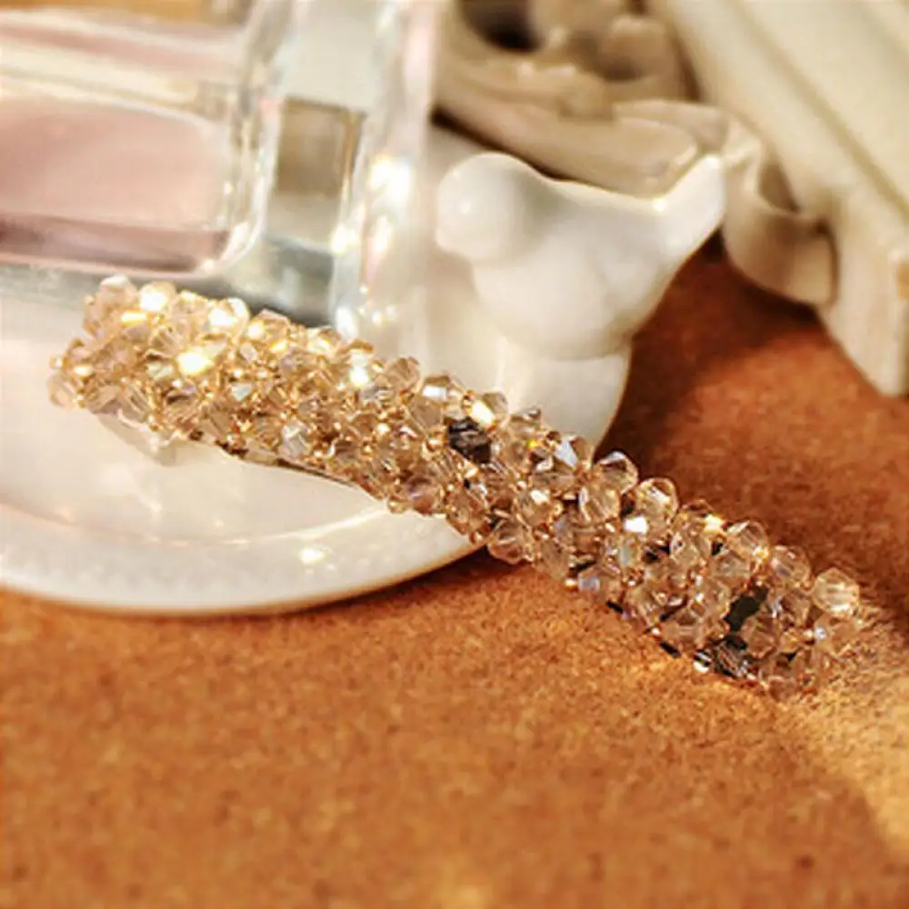 1 шт. Модные женские украшения Головные уборы с кристаллами 6 цветов эластичный