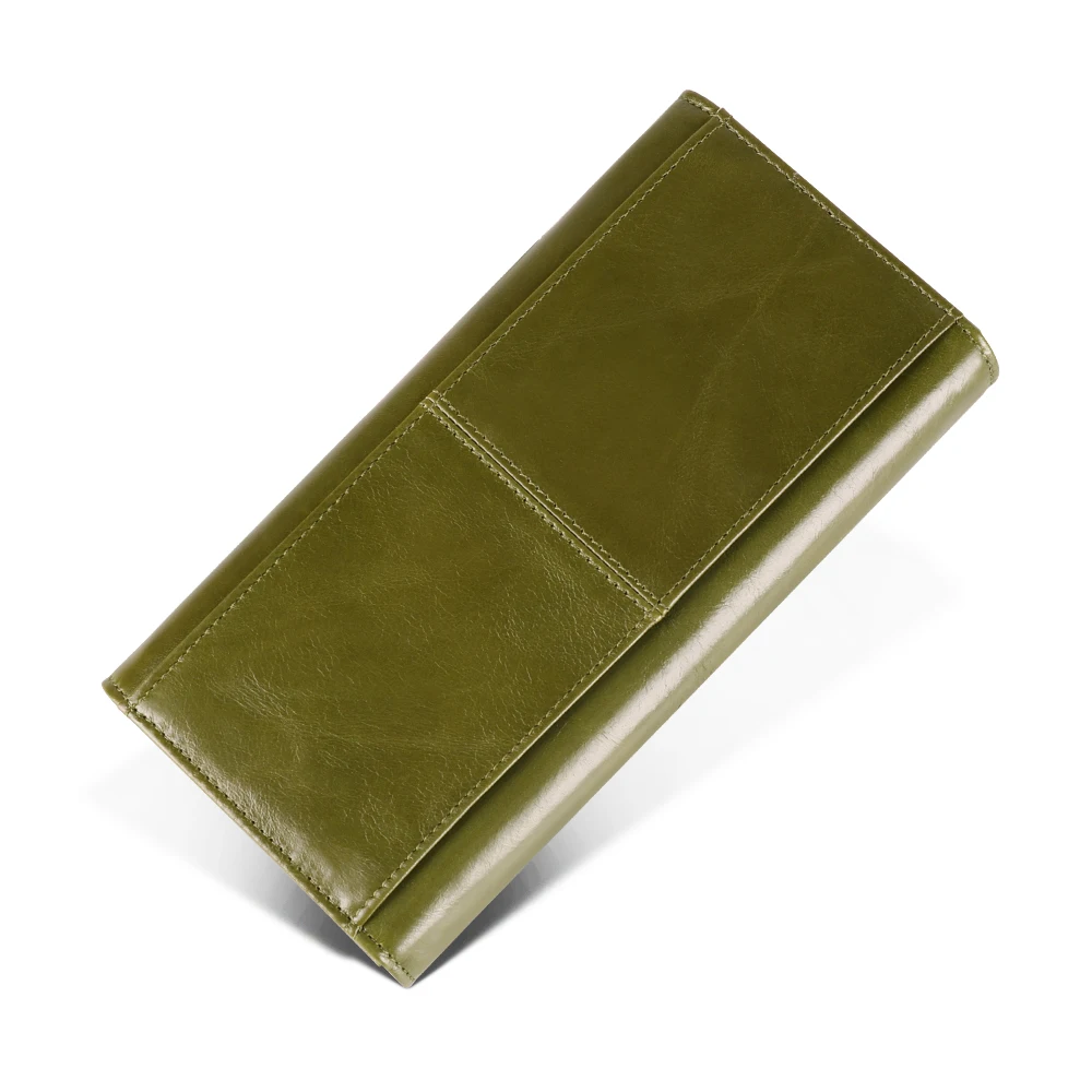 JOGUJOS женские длинные кошельки из натуральной кожи кошелек клатч с rfid дизайном для