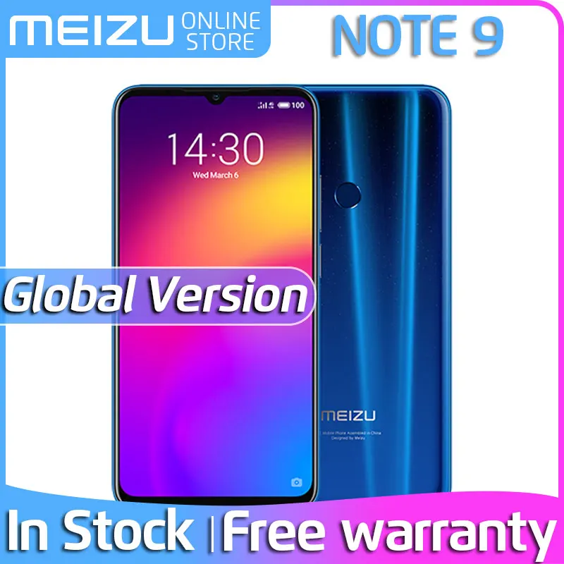 Смартфон Meizu Note 9 телефон с восьмидерным процессором Snapdragon 675 экраном 6 2 дюйма