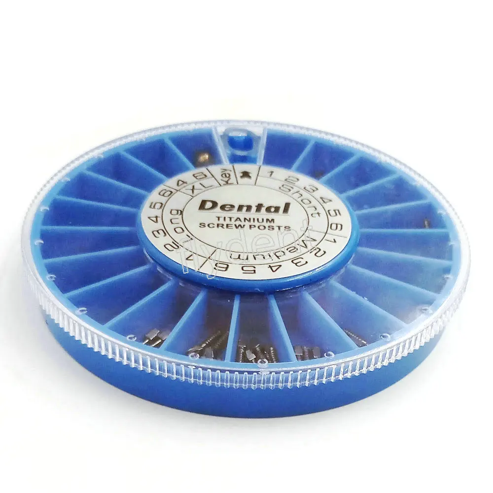Стоматологический винтовой штифт титановый 120 шт. штифты стоматологического