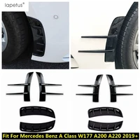 front bumper side body air vent outlet fender trim for mercedes benz a class w177 a200 a220 2019 2022 exterior accessories