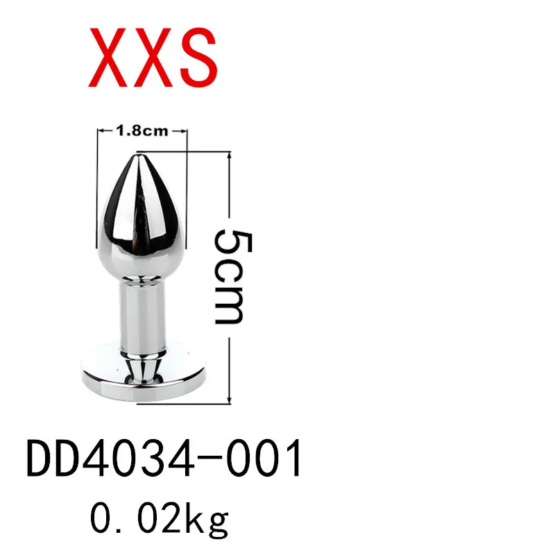 Анальная пробка из нержавеющей стали интимные игрушки для мужчин и женщин