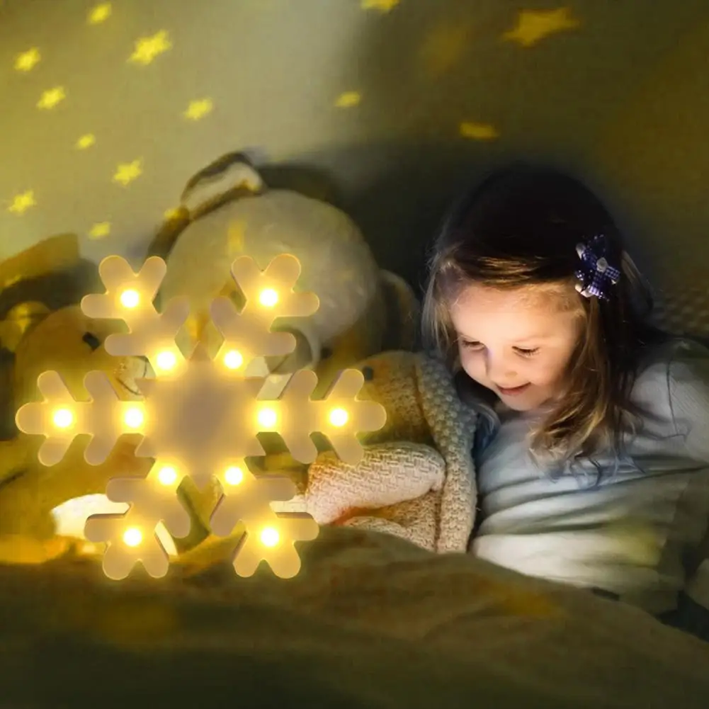 

LED Desk Lamp Christmas Pumpkin Snowflake Power Saving Environmental Protection Festival Party Kids Bedroom Home Decor Light