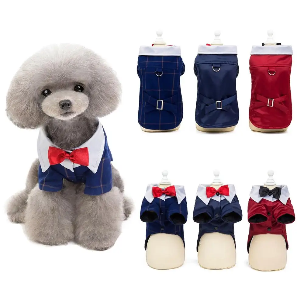 N23 модная одежда для мальчиков и собак костюм Мужская смокинг свадебное платье