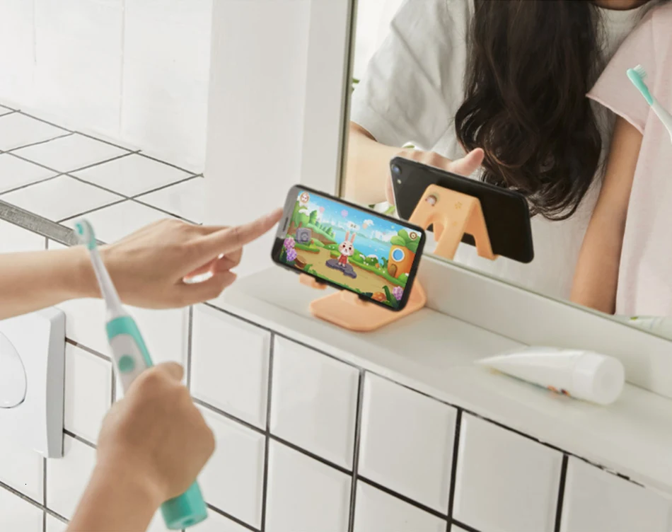 Xiaomi Mijia Soocas sonic электрическая зубная щетка C1 для детей, водонепроницаемая перезаряжаемая Милая умная ультра звуковая зубная щетка для детей