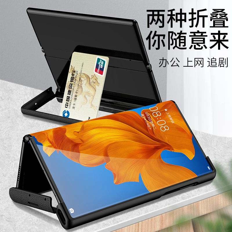 foldable case for huawei mate xs x 360 full protective case with tempered glass film for huawei mate xs 5g cover light funda free global shipping