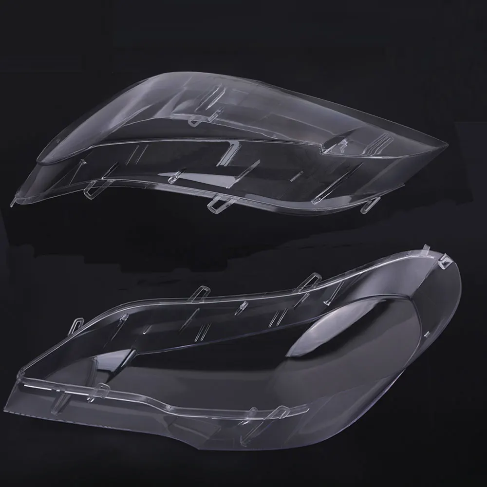 Car Clear Headlight Lens Cover Replacement for BMW X5 E70 2008-2013 Front Lamp Shell PC Waterproof S23 | Автомобили и мотоциклы