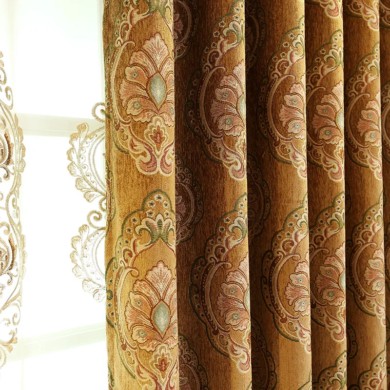 Новые европейские роскошные шторы для гостиной столовой спальни. | Дом и сад