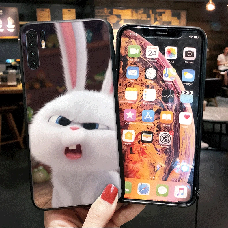 Силиконовый чехол с милым кроликом из ТПУ для Huawei Honor 6A 7A 3 ГБ Pro 7C 7X 8Lite 8A 8X 8C 9 Lite 9X
