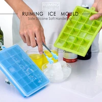 1pcs silicone ice molds silicone ice cube tray 24 grid big ice cube maker form cocktail ice mould bar party kitchen accessories