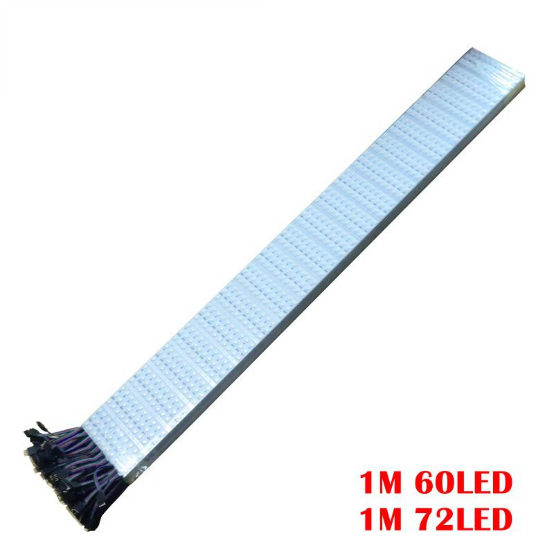 Szyoumy100 шт/партия 5050 RGB Ledbar свет DC12V водонепроницаемый 50 см 60 72 светодиодов