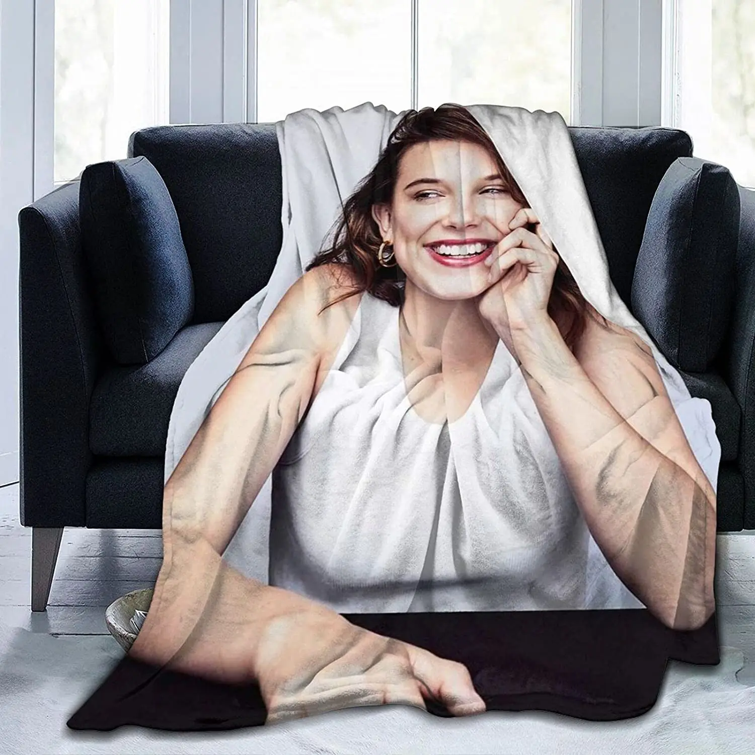 

Одеяло Faroutx Millie в стиле Бобби коричневое, одеяло с 3D рисунком, плюшевое одеяло, постельное белье, декоративное одеяло для гостиной, спальни, у...