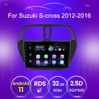 Автомобильный радиоприемник 9 дюймов для Suzuki SX4 2 S-Cross 2012 - 2016 Android Wifi BT навигация поддержка 1080P видео SWC FM