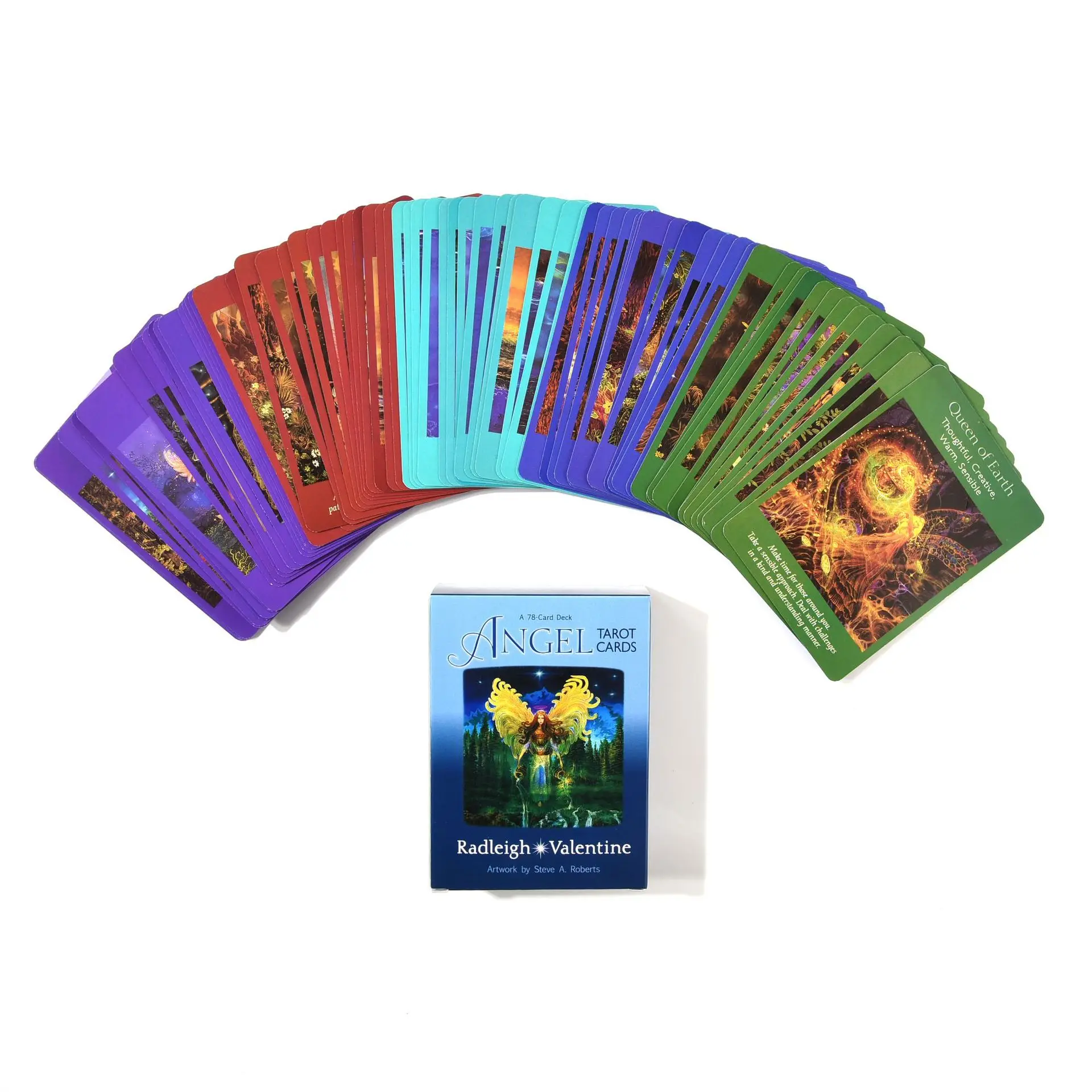 78 Pcs /set Angel Tarot Cards Deck Table Board Game Card For Divination Playing altar Games | Спорт и развлечения