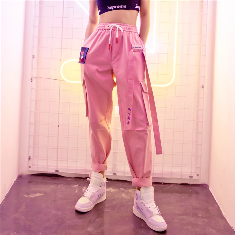 

Spring Women Trousers Loosen Long Pants High Waist Pants For Women Harajuku Big Size Unisex Hip Hop Punk Pants Streetwear