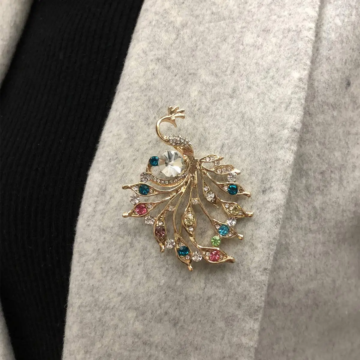 7 шт./компл. набор женских брошек винтажные хрустальные булавки в форме животных