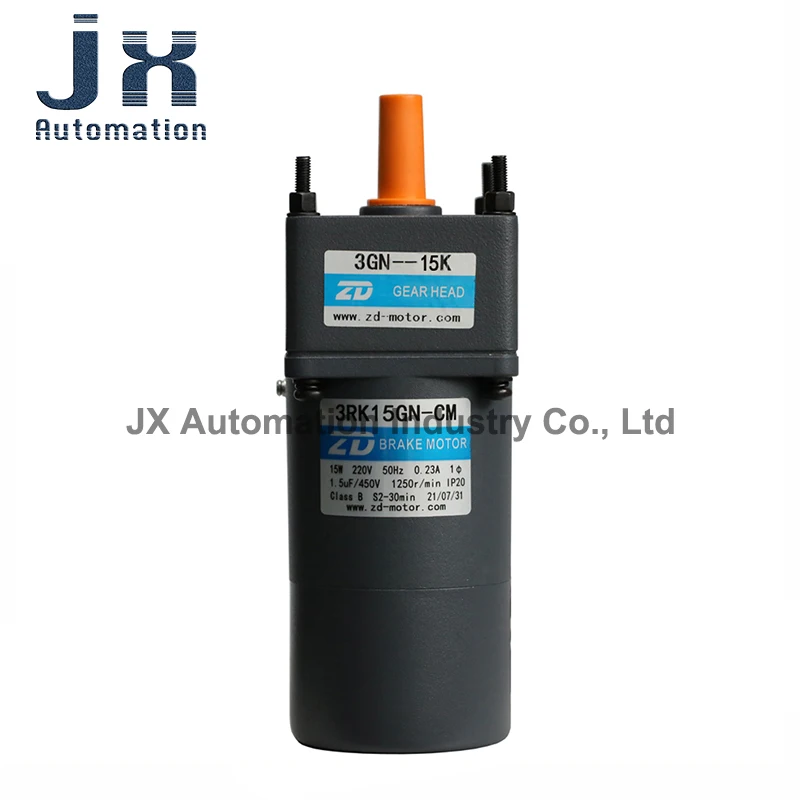 Электромагнитный тормозной мотор ZD 15 Вт 220 В 3RK15GN-CM + 3GN15K 3GN36K 3GN18 0K шестеренка 3 ~ 200K