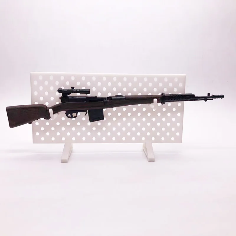1:6 SVT-40 винтовка пистолет Модель с покрытием пластик военная модель аксессуары для 1" экшн фигуры дисплей коллекция - Цвет: gun and bracket
