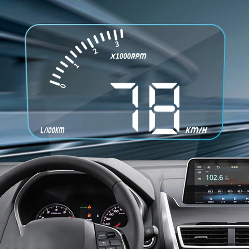 Автомобильная электроника полнофункциональный автомобильный HUD Дисплей на