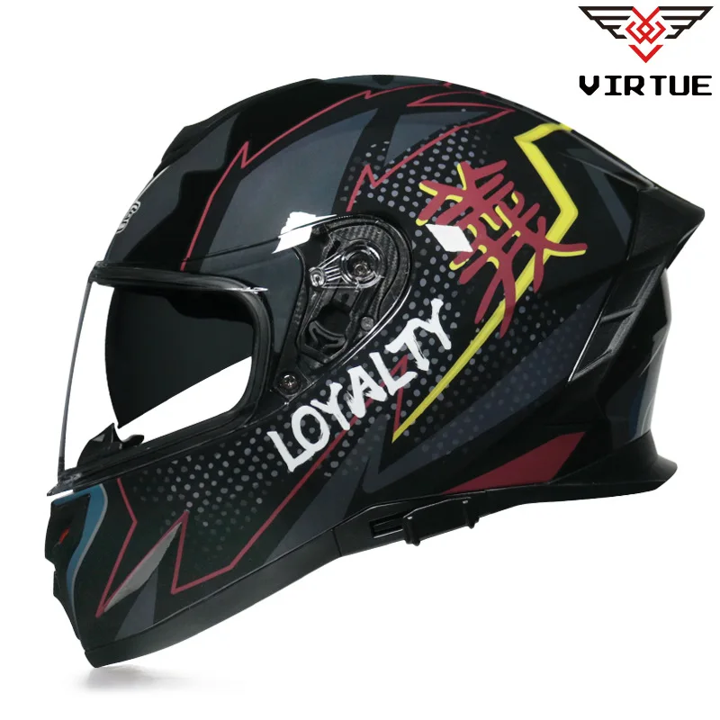 

Latest Helmets Motocross Safety Modular Flip Voyage Racing Dual Lens Helmet Interior Visor ECE / DOT Approved