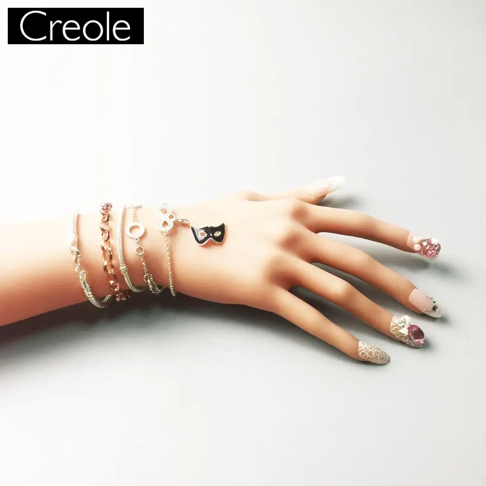 Очаровательный кулон серебряный черный маска 2018 модные украшения классический