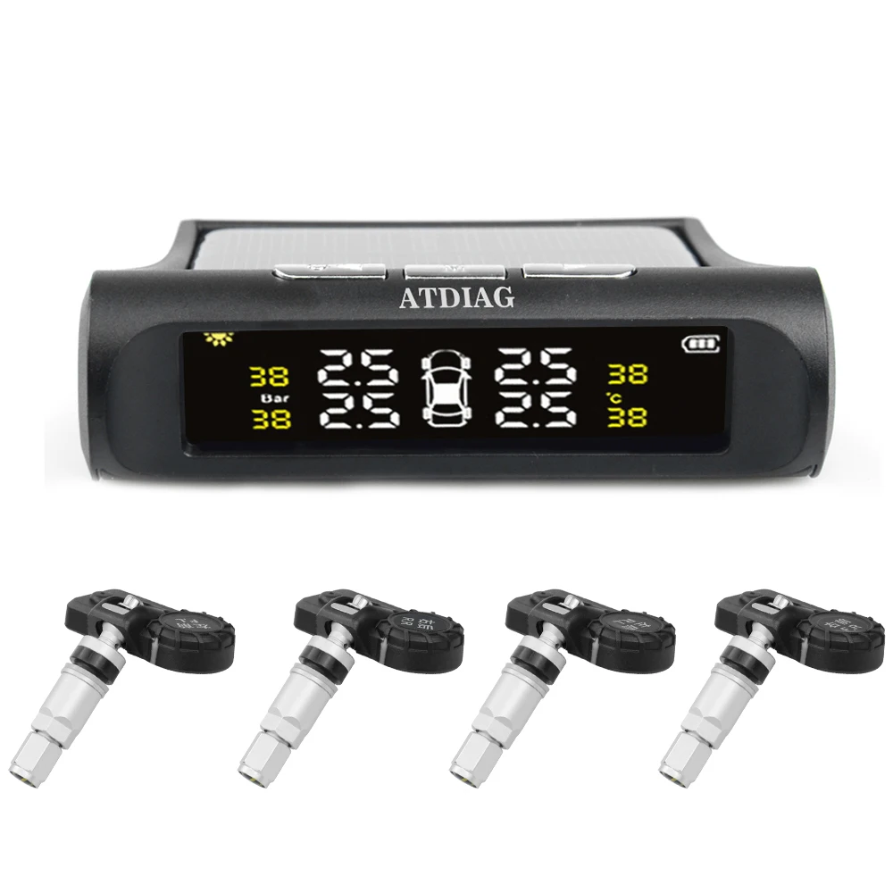 Система контроля давления в шинах TPMS на солнечной батарее экономия топлива дюйма
