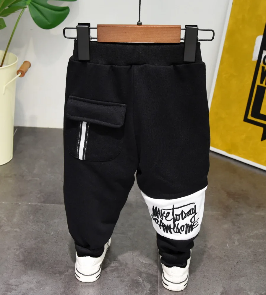 Брюки для мальчиков и девочек 2 6 лет длинные штаны детская одежда весна