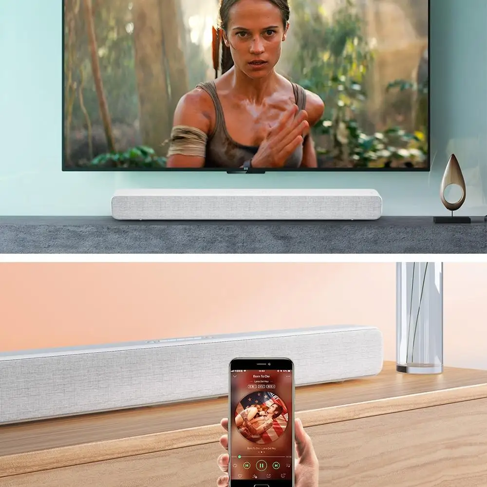 Xiaomi прямоугольник ткань ТВ аудио Bluetooth 4 2 поддержка A2DP воспроизведения музыки |