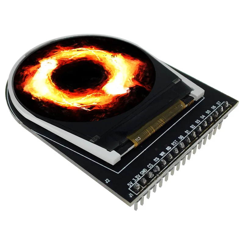 Круглый TFT ЖК экран полноцветная круглая стеклянная панель ILI9331 36Pin QVGA MCU 8080 8/16 бит