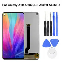 AMOLED LCD Display Touch Screen Digitizer Replacement Kit for Samsung Galaxy A60 Touch Screen Phone Mobile Phone Parts