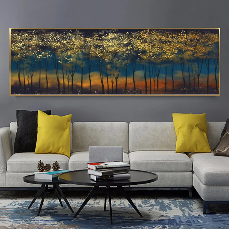 Абстрактная живопись большого размера на холсте рисунок стену картины для