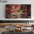 Алмазная вышивка Фэнтези сказочный мир лес пейзаж полноразмерная квадратная круглая алмазная живопись большая мозаика сделай сам подарок ручной работы