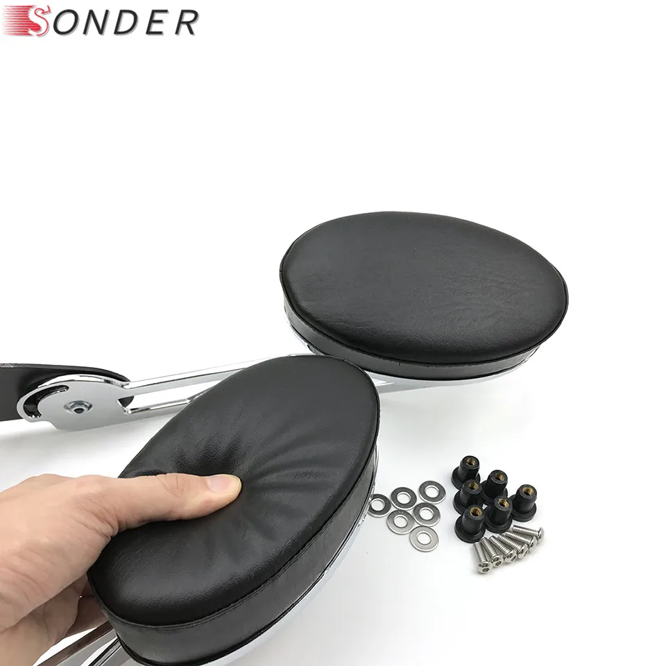 High quality Rear Adjustable Passenger Armrests accessories For Honda Goldwing GL1800 2001-2017 2002 2003 2004 2005 2006 Parts | Автомобили