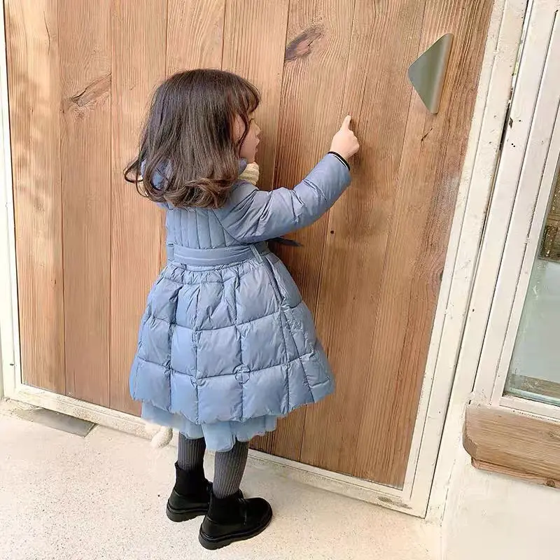 

Children Girls Clothing Kids Winter Jacket Coat Cotton Padded Parka Dress Christmas Costumes Girls Outerwear Coat DT600