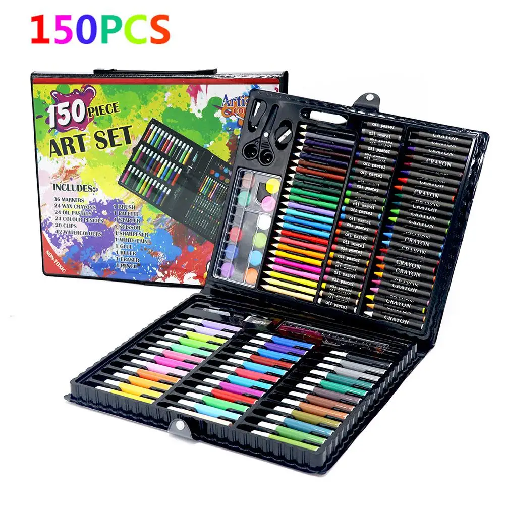 

150 Colors Kids Watercolor Pen Painting Set Crayon Set Great Gift For Children Painting Watercolor Pen Set