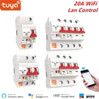 Смарт-выключатель беспроводной Tuya с поддержкой Wi-Fi, 20 А