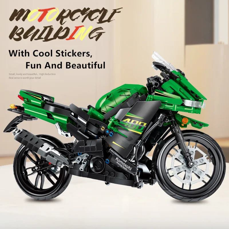 Sembo блок город строительные блоки технические мотоцикл Скорость машина чемпиона